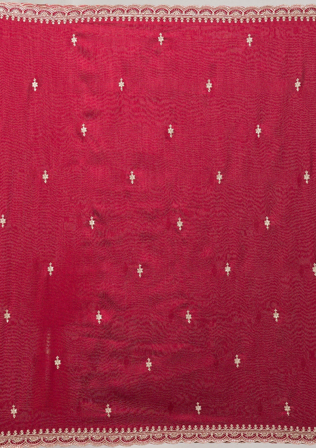 Maroon Threadwork Raw Silk Designer Salwar Suit