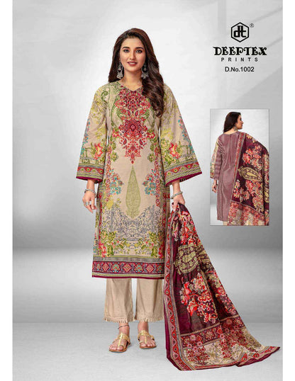 DeeptexDeeptex Roohi Zara Vol 1 Lawn Cotton Dress Material 8 pcs Catalogue