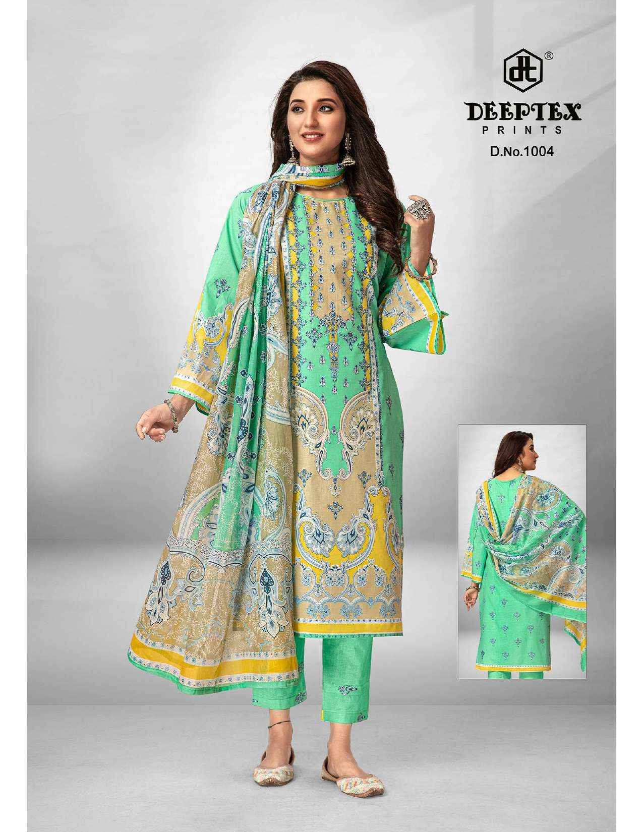 DeeptexDeeptex Roohi Zara Vol 1 Lawn Cotton Dress Material 8 pcs Catalogue