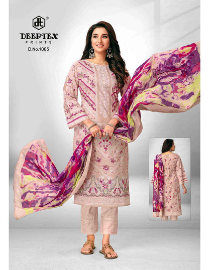DeeptexDeeptex Roohi Zara Vol 1 Lawn Cotton Dress Material 8 pcs Catalogue