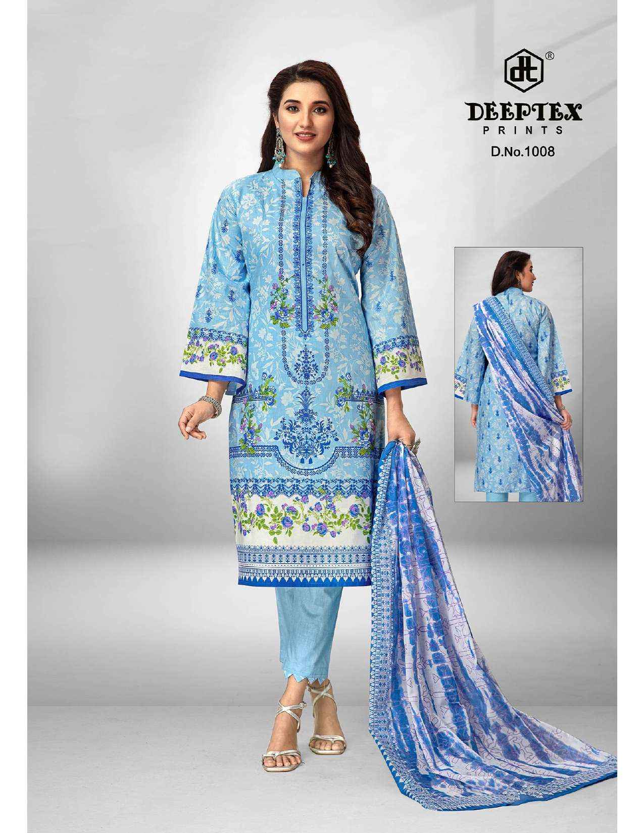 DeeptexDeeptex Roohi Zara Vol 1 Lawn Cotton Dress Material 8 pcs Catalogue