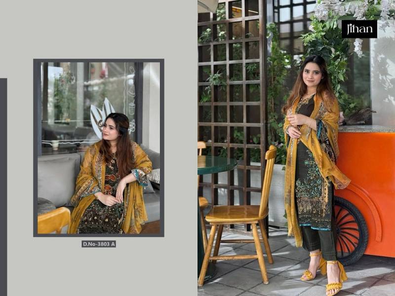 jihan chiffon dupatta fancy salwar suits collection